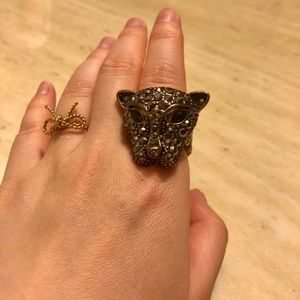 New Cart1er Style Crystal Fashion Ring